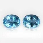 4.42 carat Pair of Oval Shape Madagascar Aquamarines - thumb picture 1