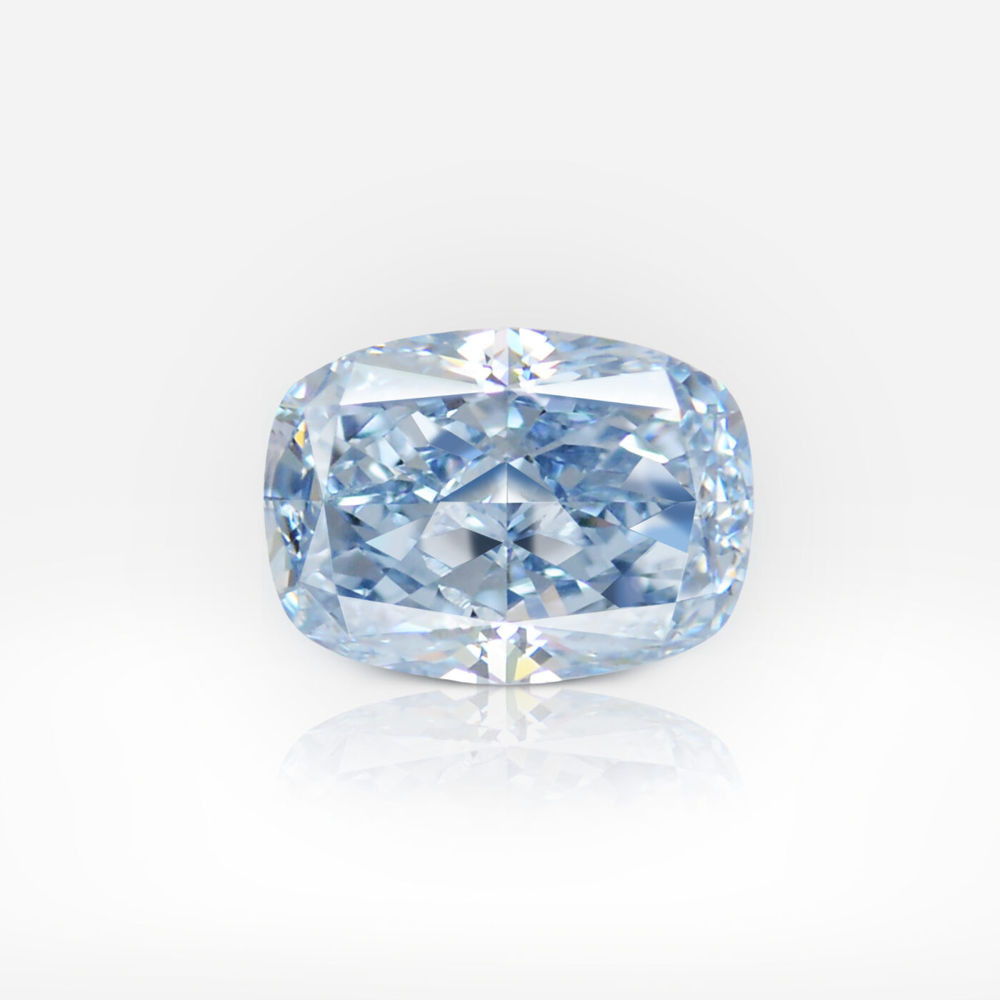 0.53 carat Fancy Intense Blue VS1 Cushion Shape GIA - picture 1