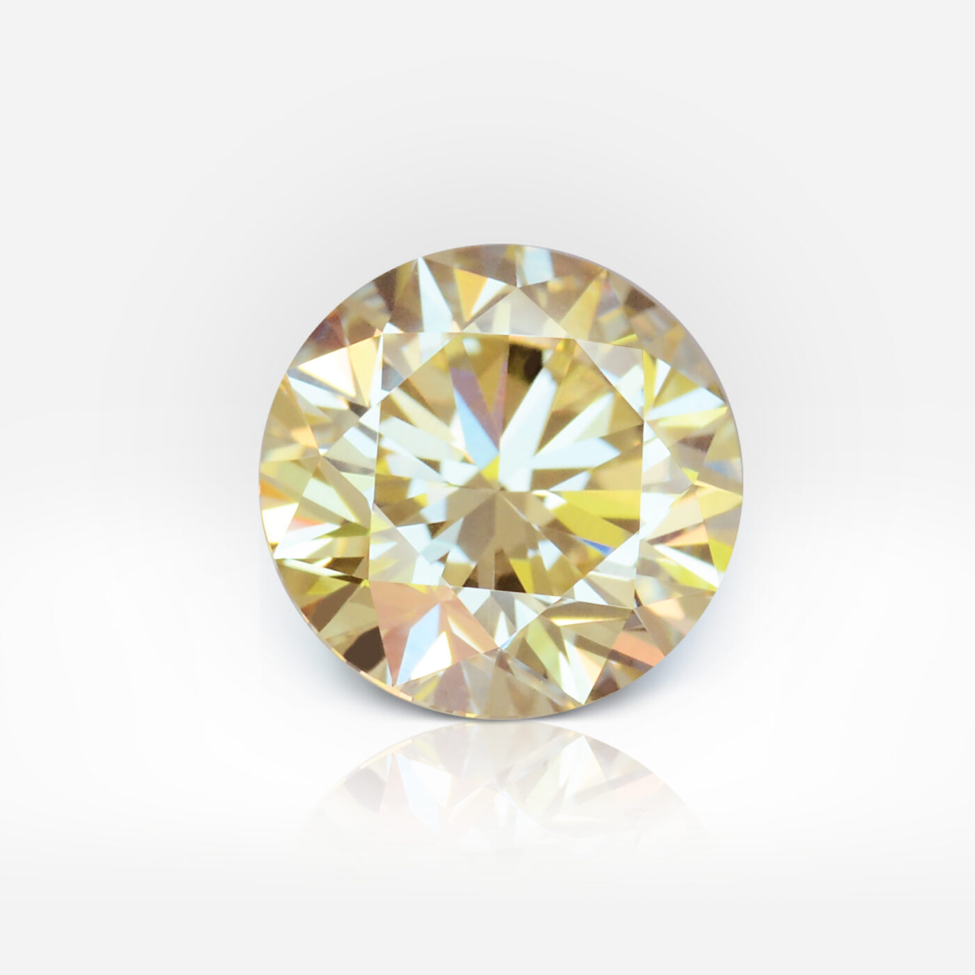 1.10 carat Light Yellow (W-X) VS2 Round Shape Diamond GIA - picture 1