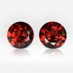 4.26 carat Pair of Round Shape Tanzanian Rhodolite Garnet - thumb picture 