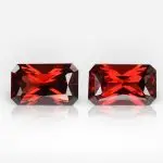 5.15 carat Pair of Rectangular Shape Tanzanian Rhodolite Garnet - thumb picture 