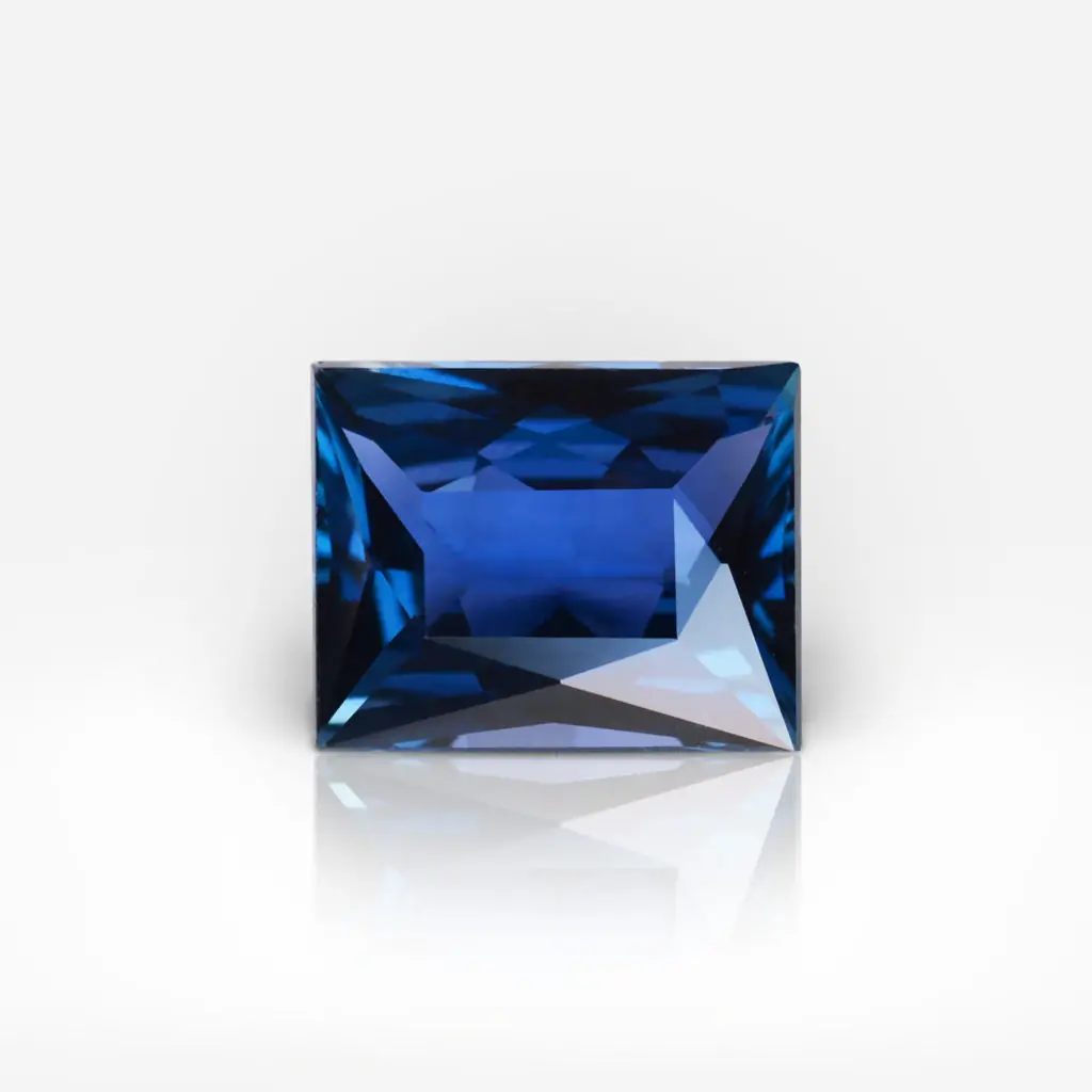 1.95 carat Rectangular Shape Tanzanian Blue Sapphire CLG