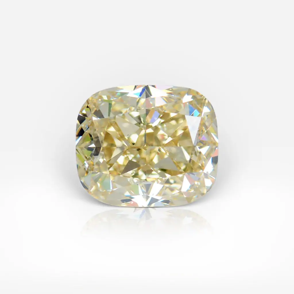 1.02 carat Fancy Light Brownish Yellow VS1 Cushion Shape Diamond GIA