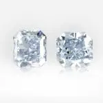 0.25 and 0.23 carat Pair of Fancy Intense Blue VS2/SI1 Radiant Shape Diamond GIA - thumb picture 1