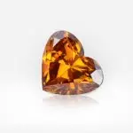 1.03 carat Fancy Deep Yellowish Orange I1 Heart Shape Diamond GIA - thumb picture 