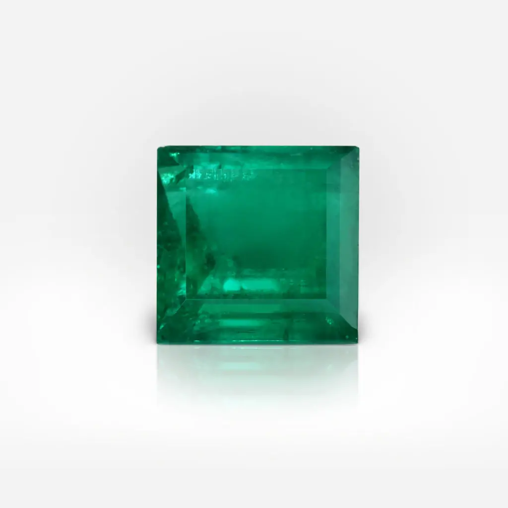 10.50 carat Green Square Emerald Shape Colombian Emerald CGL - picture 1