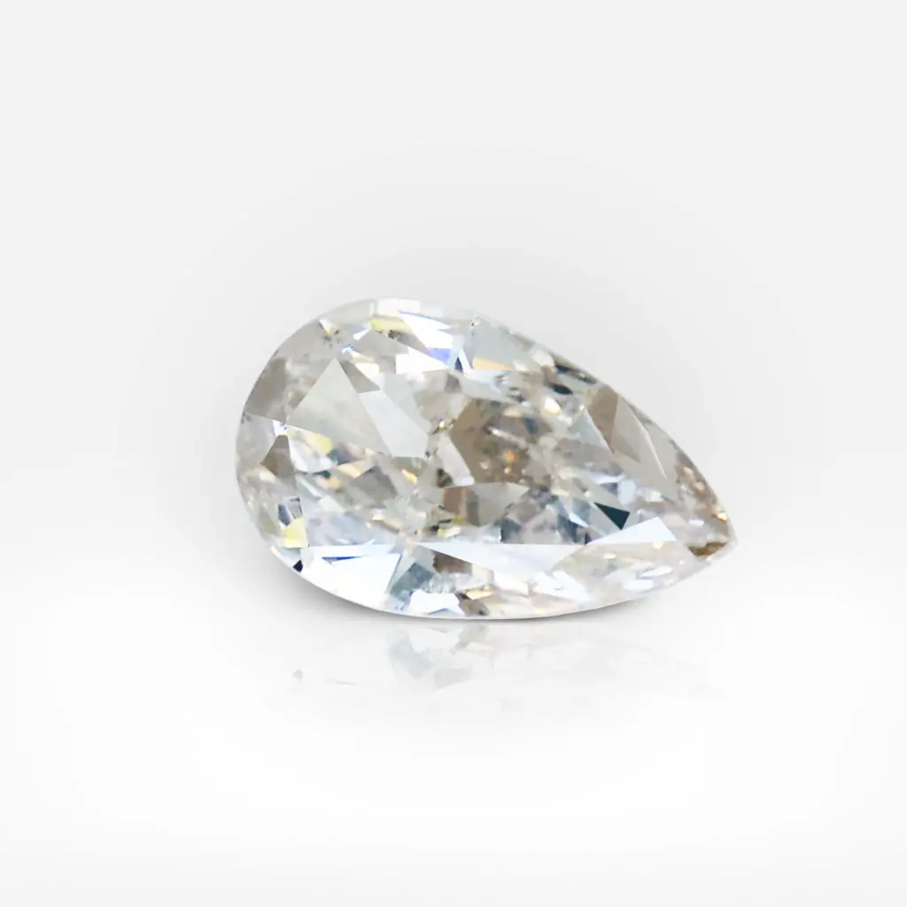 0.61 Carat Fancy Light Pink-Brown Pear Shape Diamond GIA