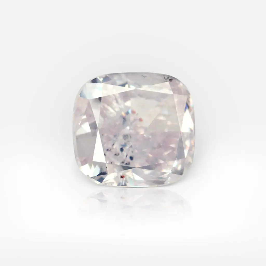 0.53 Carat Fancy Light Pink Cushion Shape Diamond GIA