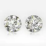 2.00 and 2.00 carat Pair of I VVS1 / VVS2 Round Shape Diamond HRD - thumb picture 1