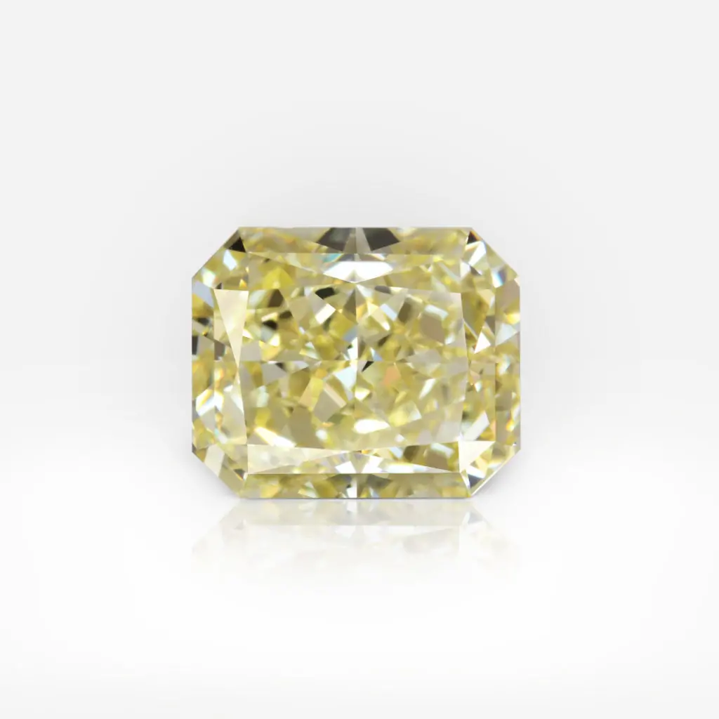 1.83 carat Fancy Yellow VS1 Radiant Shape Diamond GIA