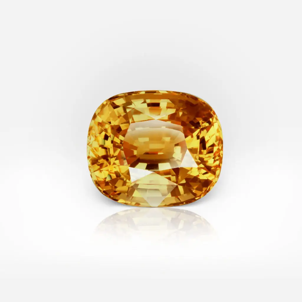 10.56 Cushion Shape Golden Yellow Sapphire GRS