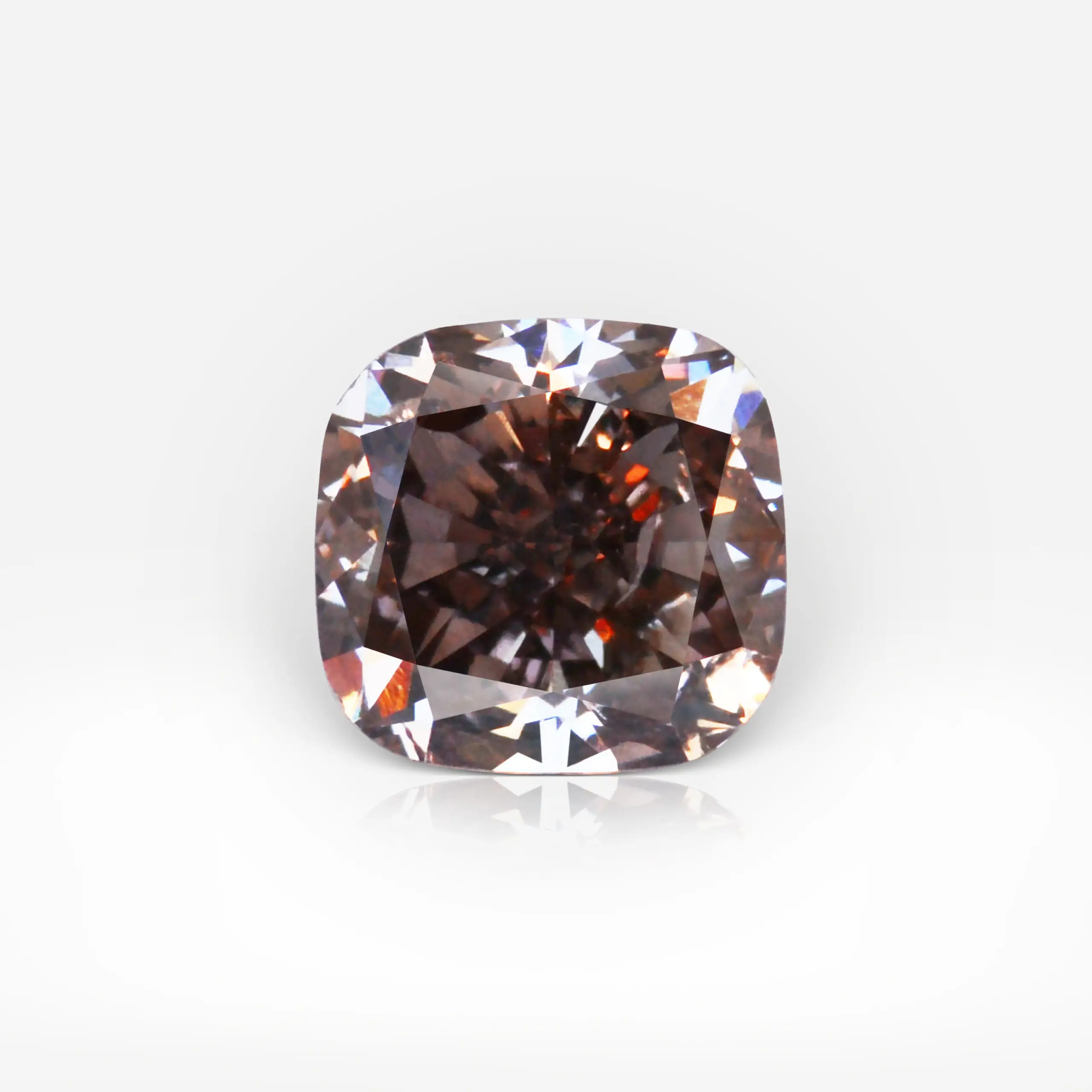 0.71 carat Fancy Dark Pink Brown Cushion Shape Diamond GIA - picture 1