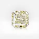 1.04 carat Fancy Light Greenish Yellow SI1 Radiant Shape Dimond GIA - thumb picture 