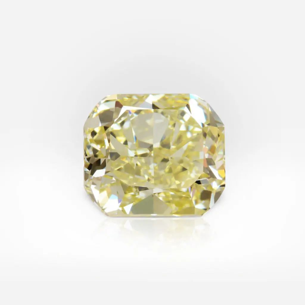 5.03 carat Fancy Yellow VS2 Radiant Shape Dimond GIA