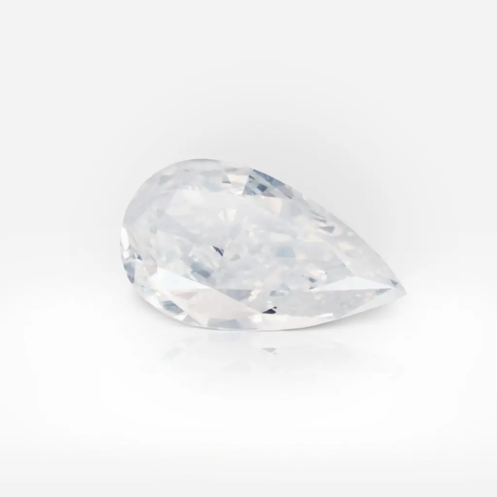 1.13 carat Fancy White I1 Pear Shape Diamond GIA