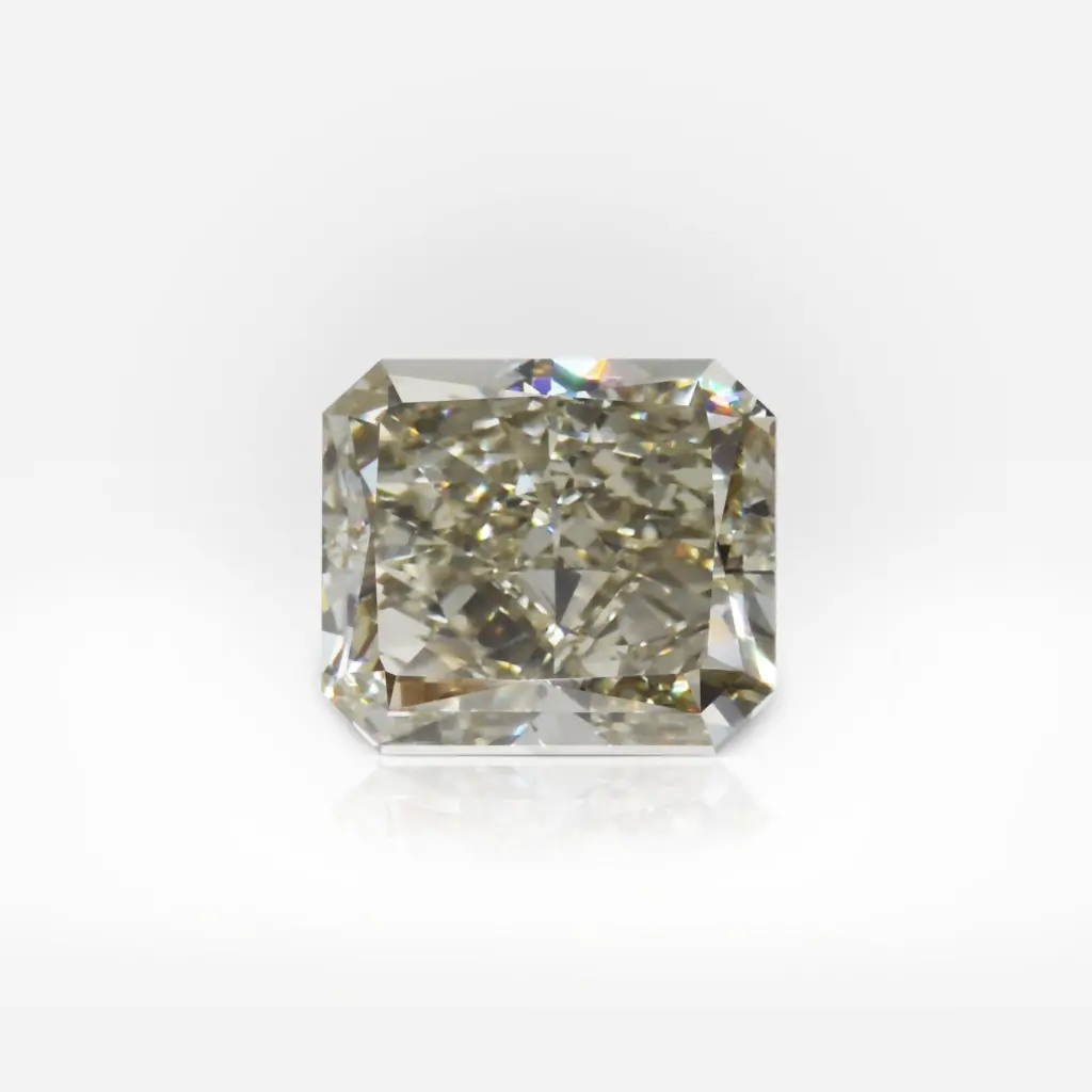 1.20 carat Fancy Gray-Greenish Yellow VVS2 Radiant Shape Diamond GIA