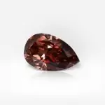 0.14 carat Fancy Deep Orangy Pink Pear Shape Diamond GIA - thumb picture 