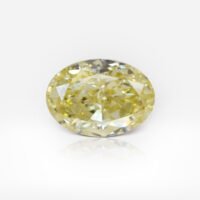 0,43 Karat Lebhaft Gelber Fancy VVS1 Ovale Form Diamant GIA