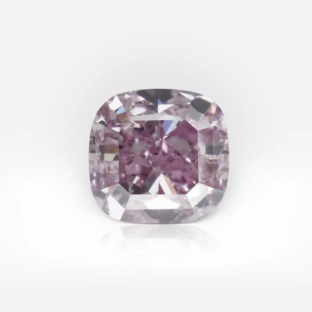 1.01 carat Fancy Intense Purplish Pink I1 Cushion Shape Diamond GIA