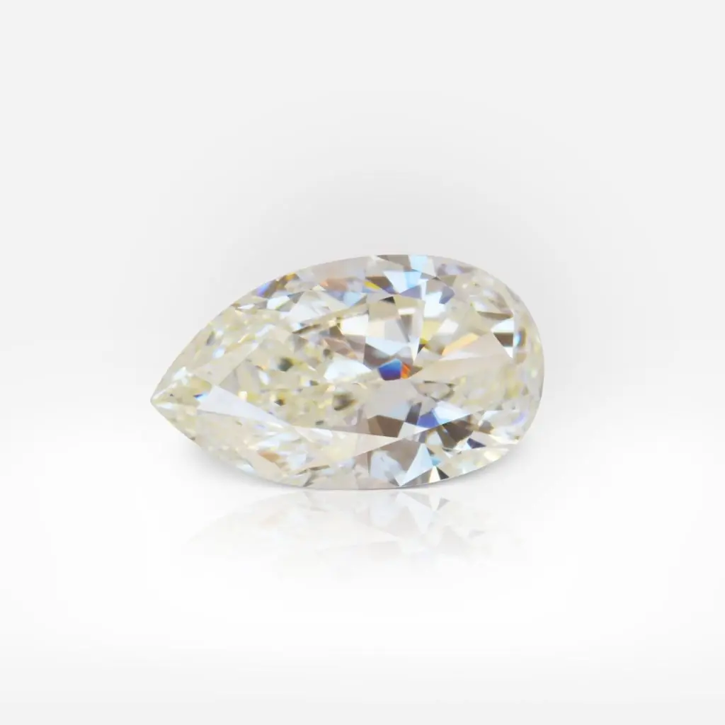 2.07 carat L SI1 Pear Shape Diamond HRD