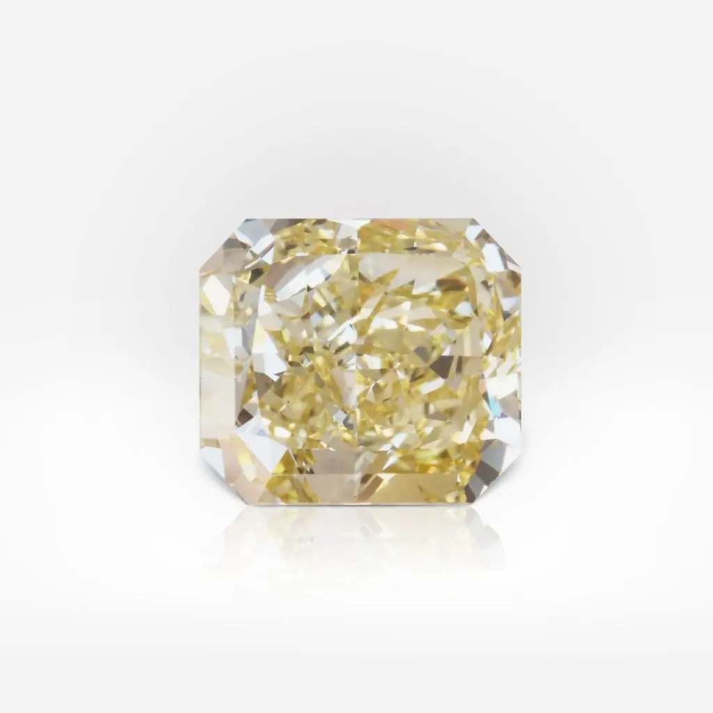 7.05 carat Fancy Intense Yellow VVS2 Radiant Shape Diamond GIA