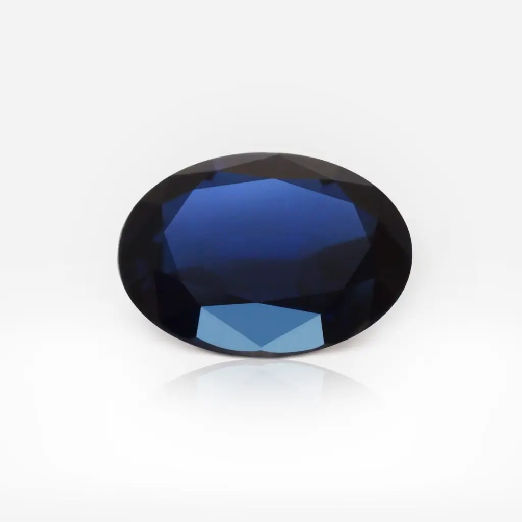 1.69 carat Oval Shape Deep Blue Sapphire ALGT