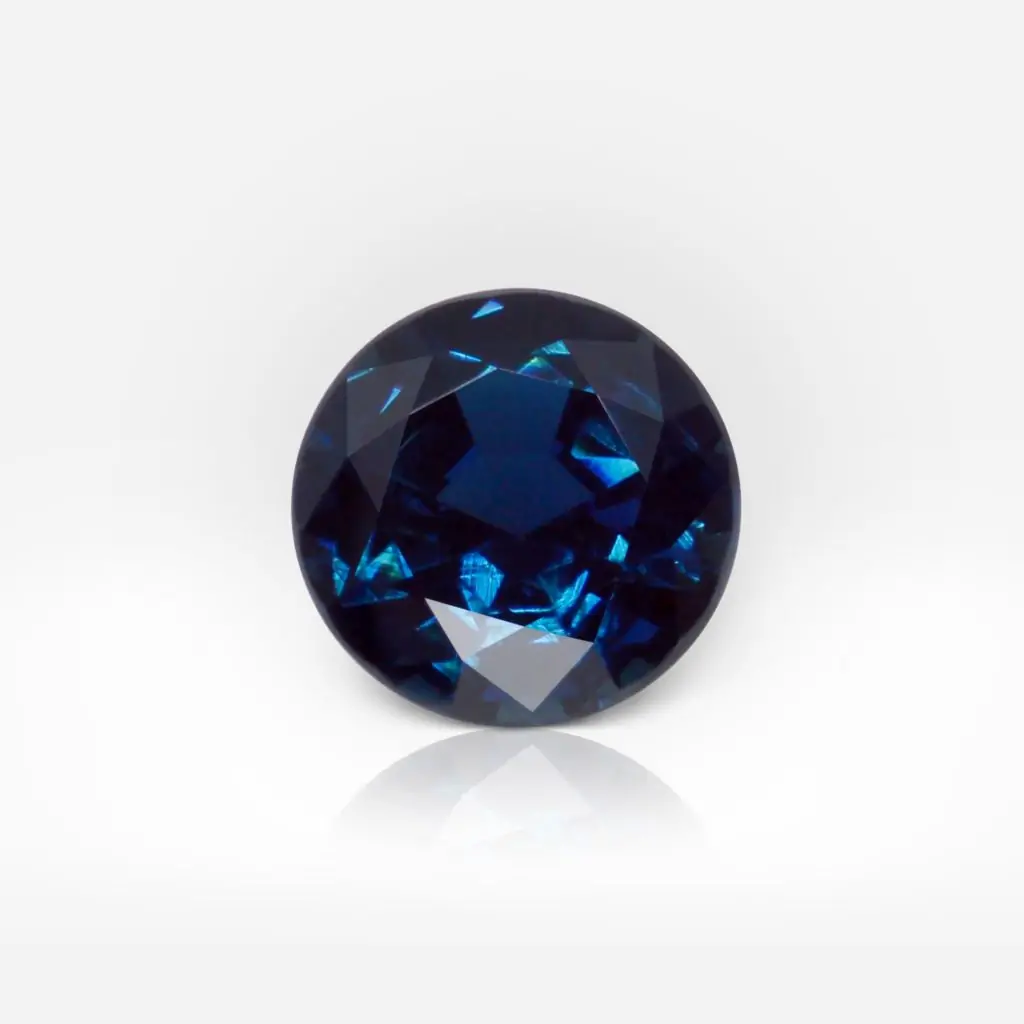 2.35 carat Round Shape Australian Deep Blue Sapphire