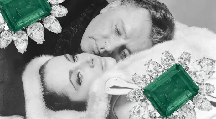 Elizabeth Taylor’s emerald suite