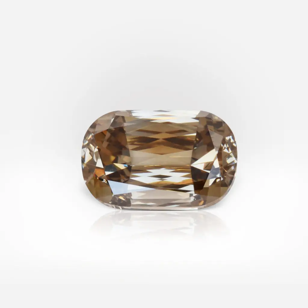 3.00 carat Fancy Yellow Brown VS2 Ashoka Shape Diamond GIA