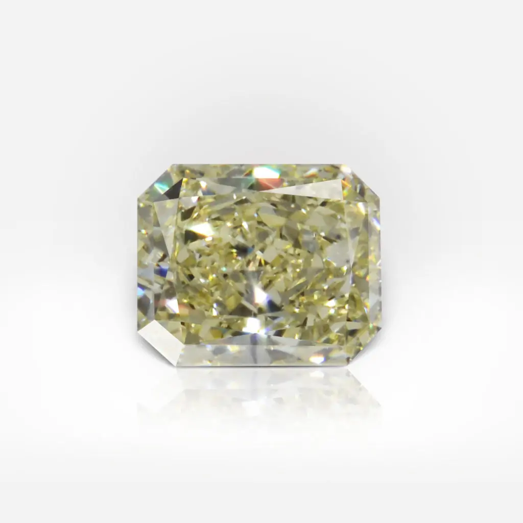 1.01 carat Fancy Light Yellow SI2 Radiant Shape Diamond GIA