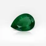 1.54 carat Pear Shape Intense Green Emerald - thumb picture 