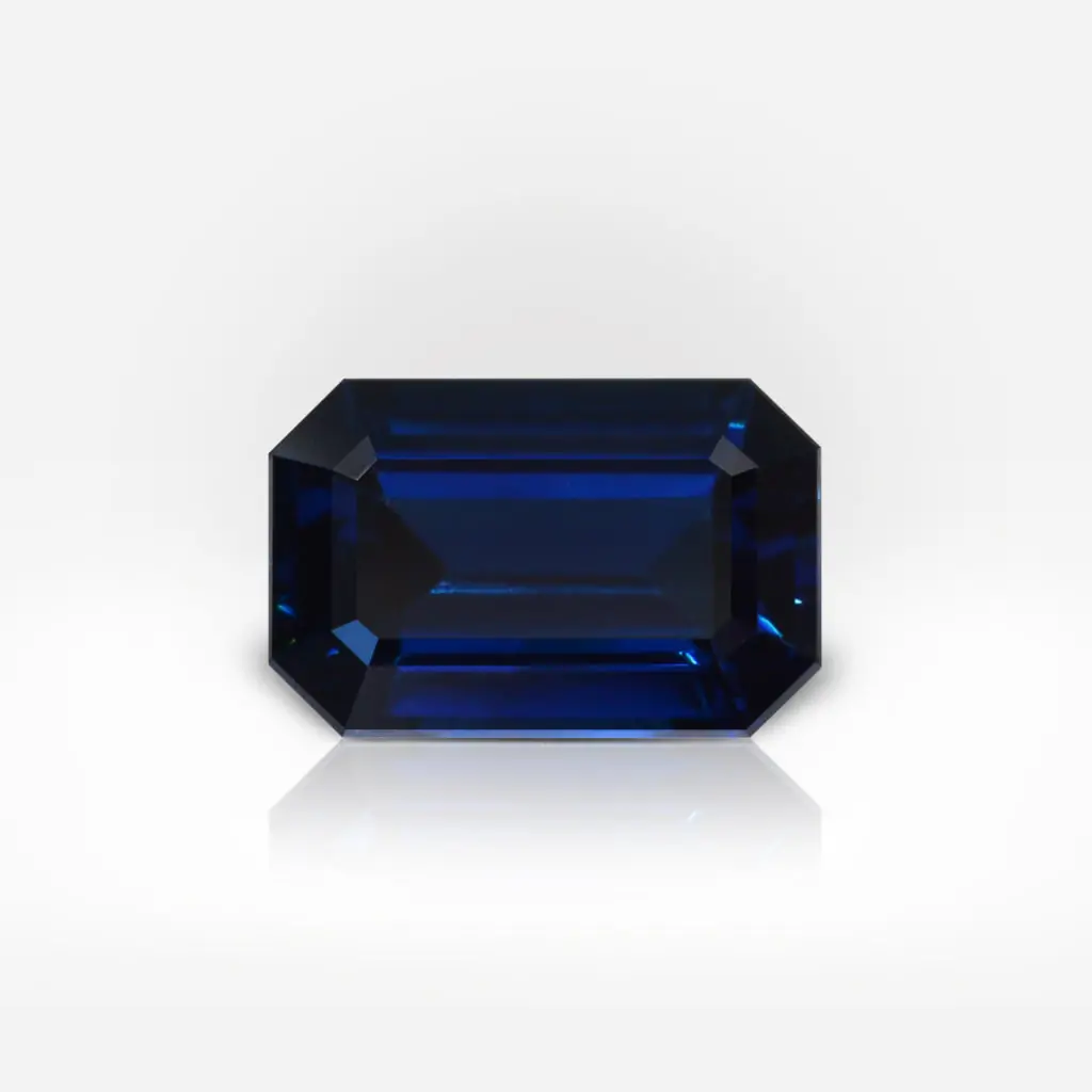 1.61 carat Octagonal Shape Deep Blue Sapphire ALGT