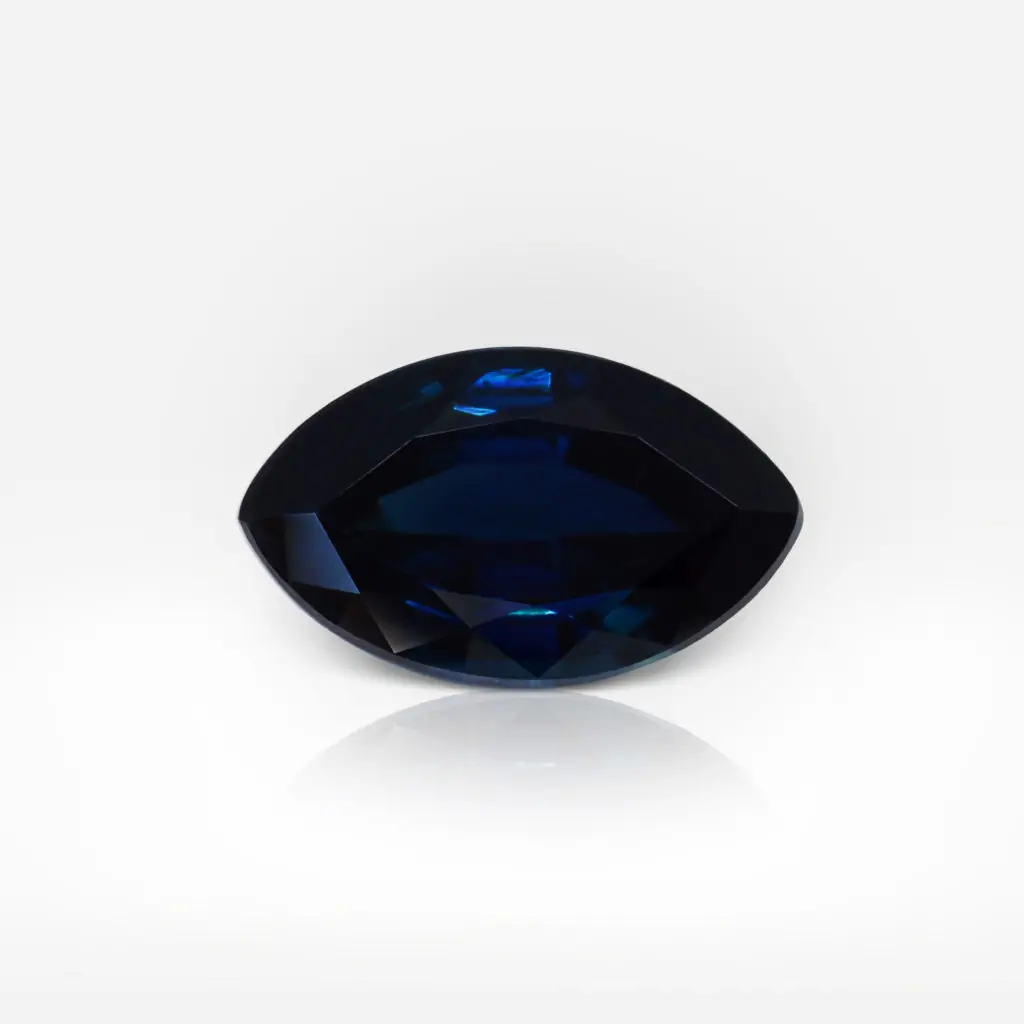 2.81 carat Marquis Shape Deep Blue Sapphire ALGT