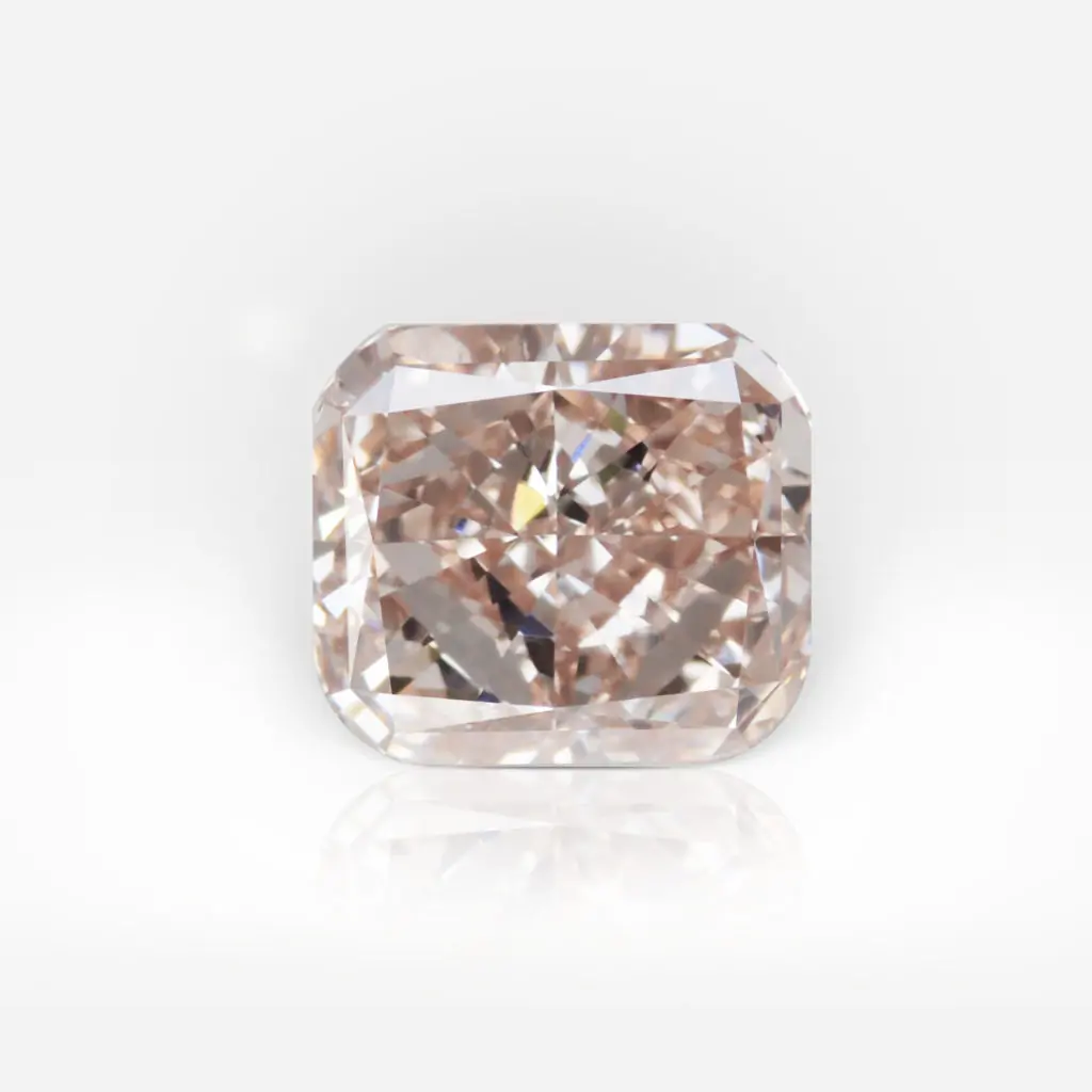 1.00 carat Fancy Brown Pink VS2 Radiant Shape Diamond GIA