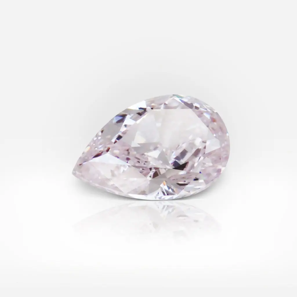 0.27 carat Fancy Light Purplish Pink VS1 Pear Shape Diamond GIA - picture 1