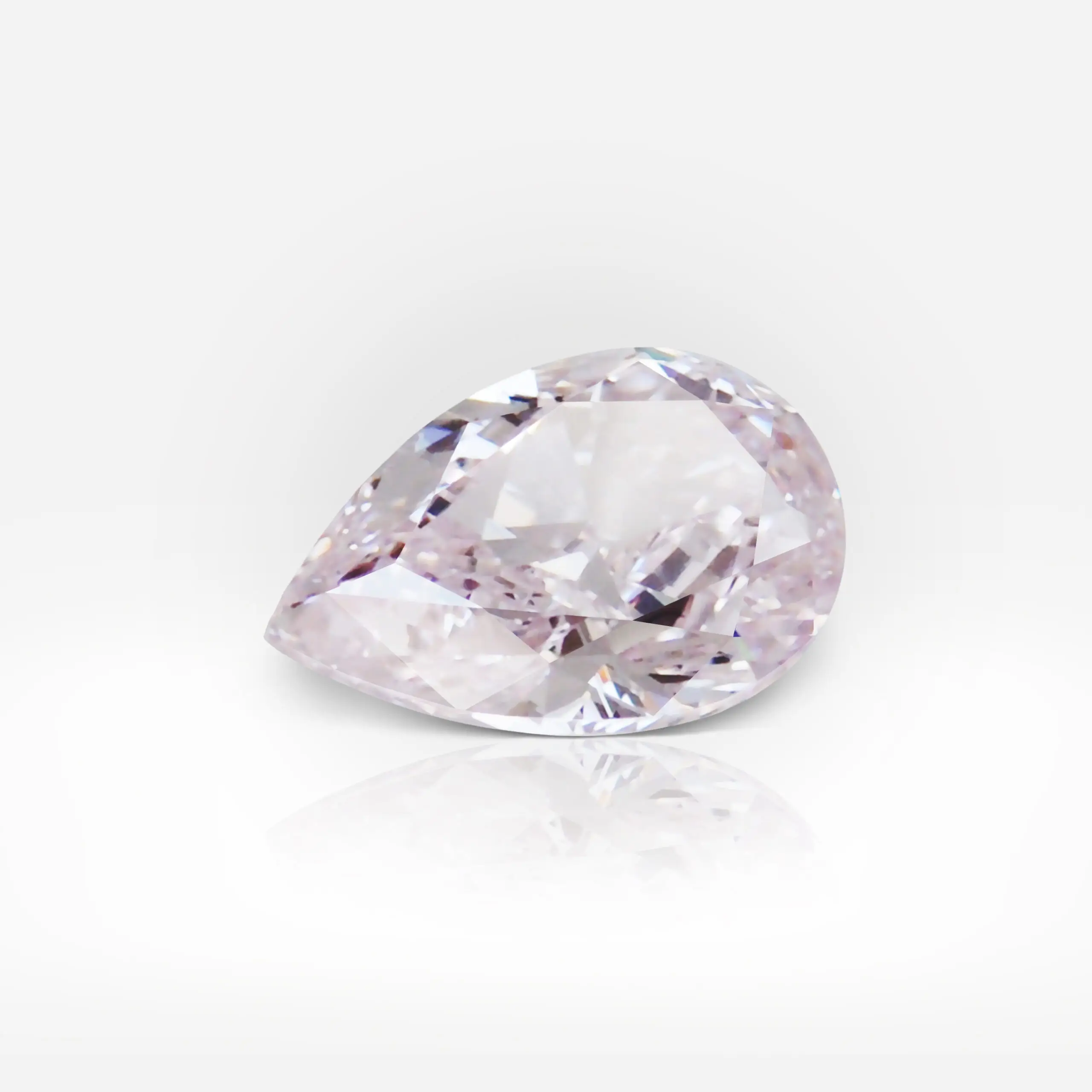 0.27 carat Fancy Light Purplish Pink VS1 Pear Shape Diamond GIA - picture 1