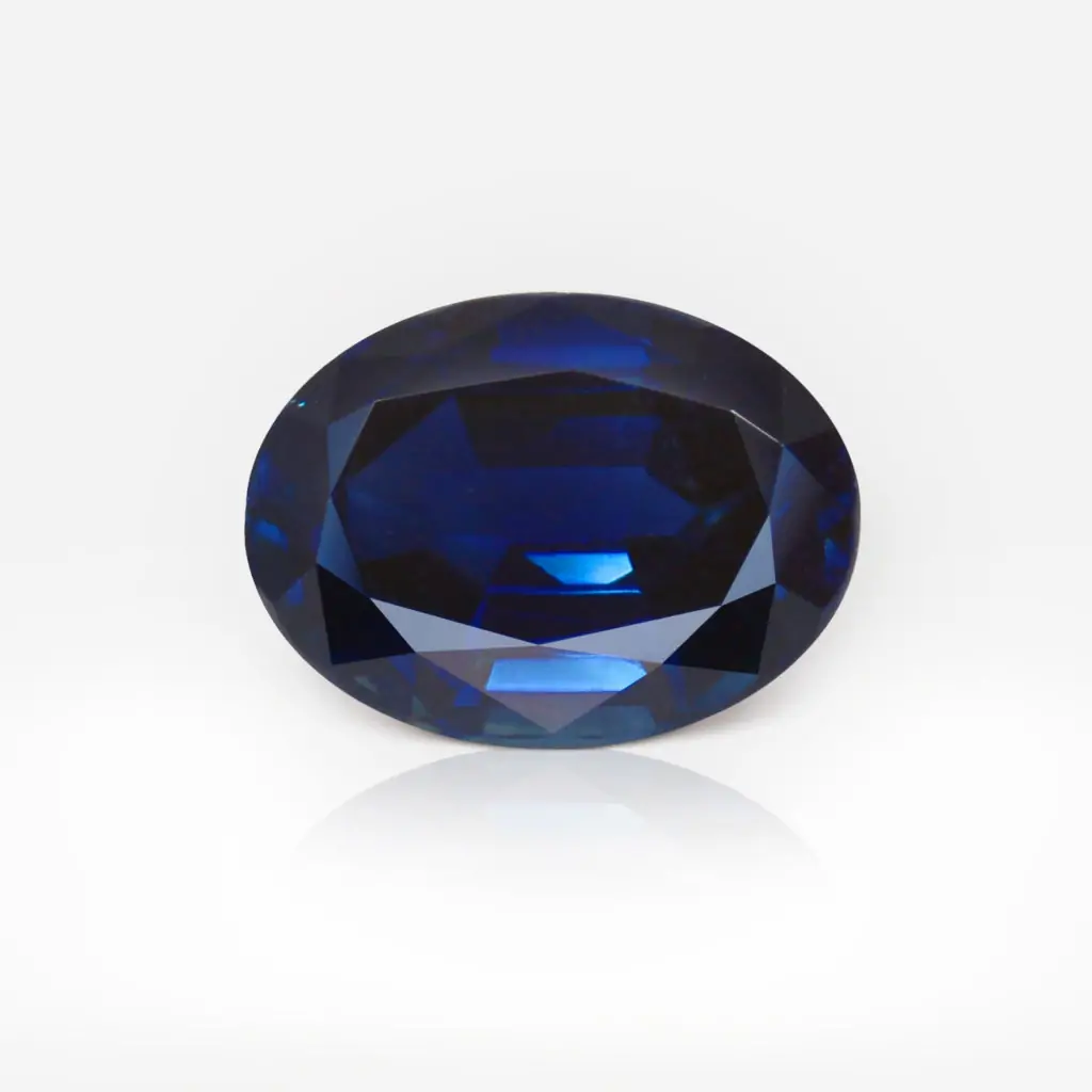 2.24 carat Oval Shape Deep Blue Sapphire ALGT