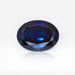 2.24 carat Oval Shape Deep Blue Sapphire ALGT - thumb picture 1