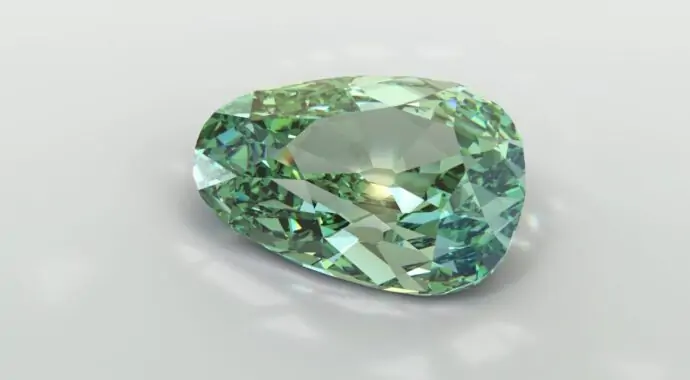 What are green diamonds: how real and expensive they are