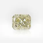 1.53 carat Light Yellow (U-V) SI1 Radiant Shape Diamond GIA - thumb picture 1