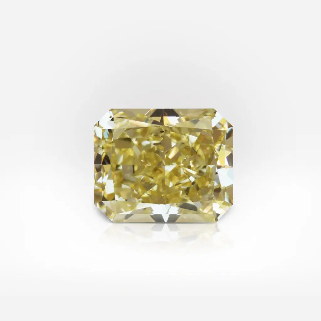 1.04 carat Fancy Yellow SI1 Radiant Shape Diamond GIA