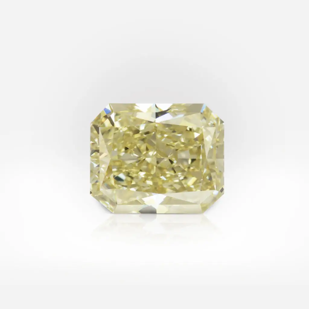 1.70 carat Fancy Yellow VS2 Radiant Shape Diamond GIA