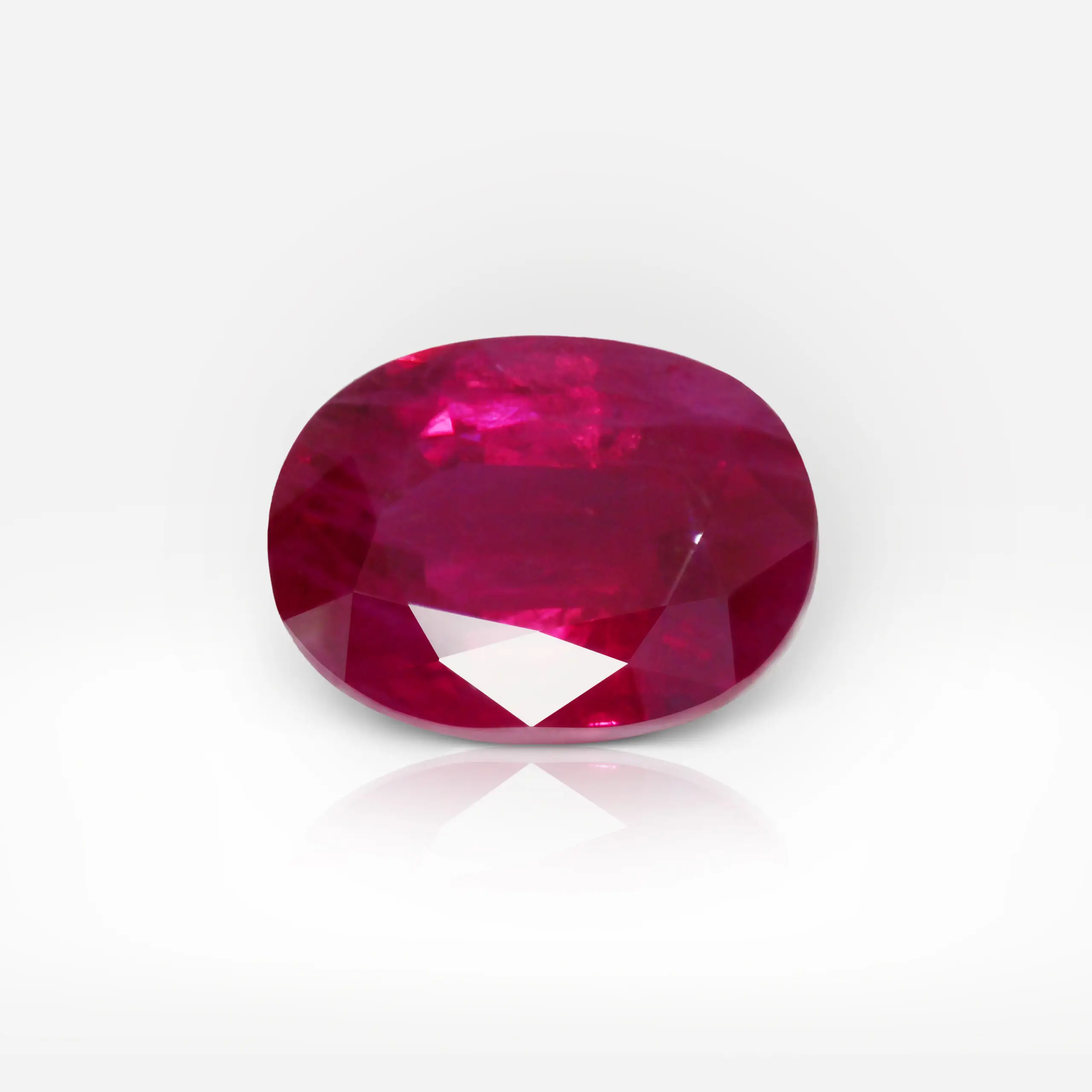 4.02 carat Oval Shape Burmese Ruby GRS - picture 1