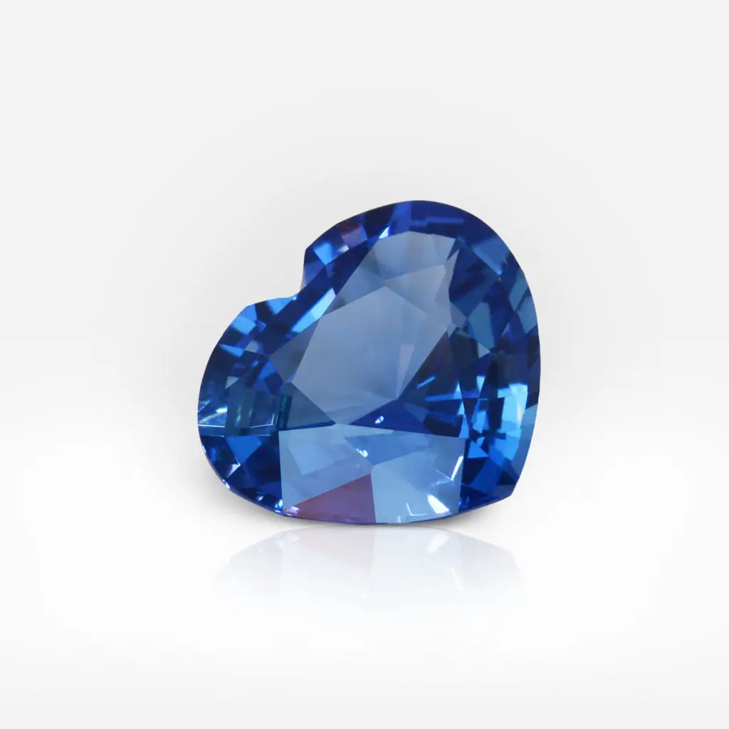 2.14 carat Heart Shape Blue Sapphire