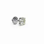 1.50 and 1.50 carat Pair of U-V / O-P VS2 Round Shape Diamonds Studs GIA - picture thumb 1