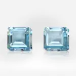 3.71 carat Pair of Octagon Shape Brazilian Aquamarine - thumb picture 