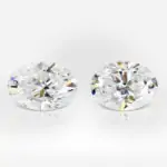 0.31 + 0.29 carat F VS1 Pair Oval Shape Diamonds - thumb picture 