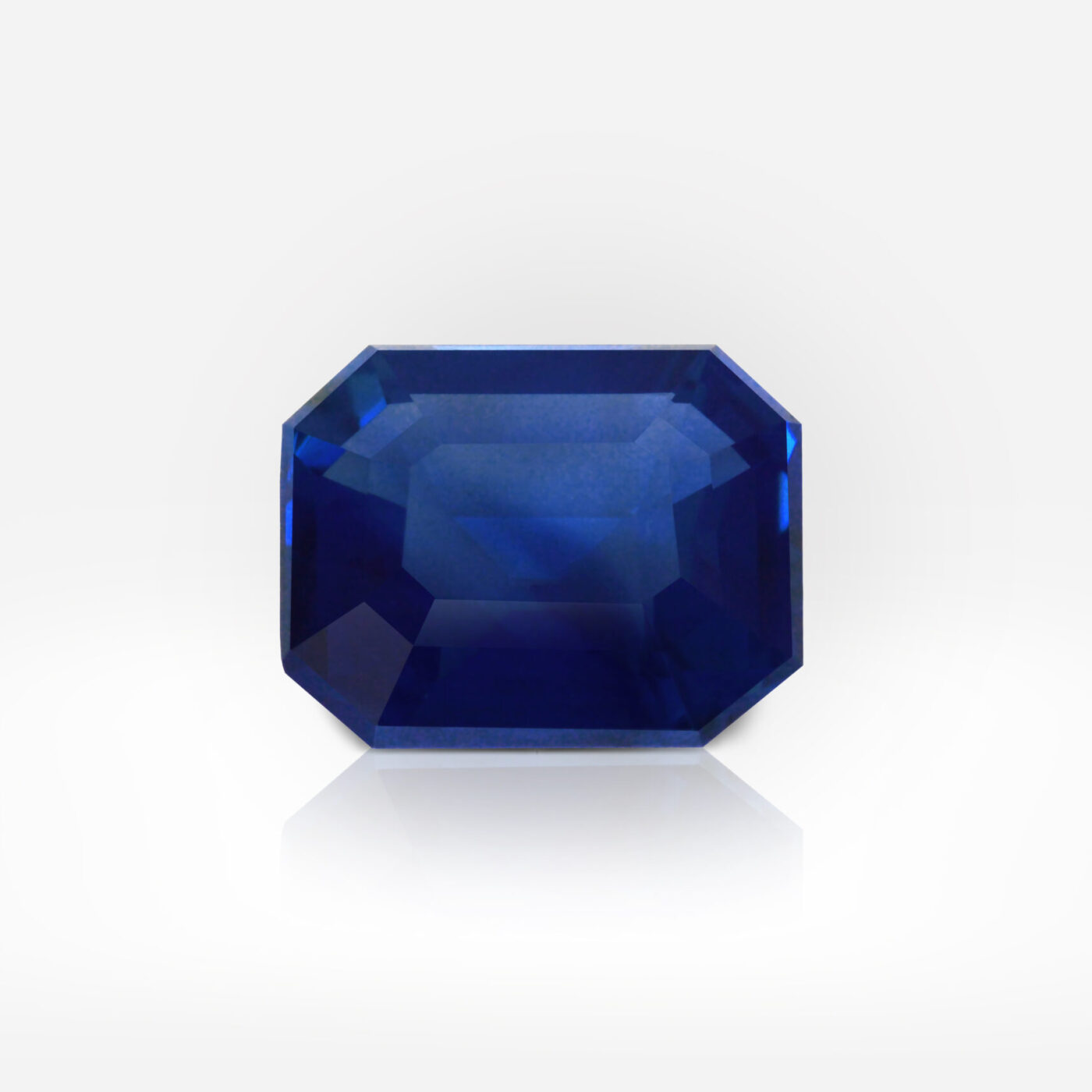 3.50 ct Madagascar Octagonal Blue Sapphire GRS - picture 1