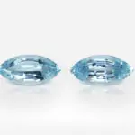 4.47 carat Pair of Marquise Shape Blue Brazilian Aquamarine - thumb picture 