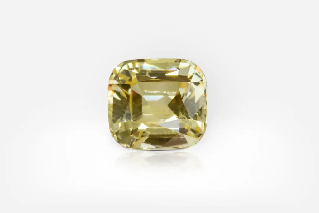 1.83 carat Sri Lanka Yellow Sapphire Cushion Shape - picture 1